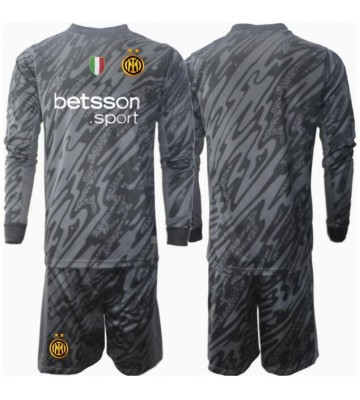 Inter Milan Goalkeeper Replica Third Stadium Kit for Kids 2024-25 Long Sleeve (+ pants)